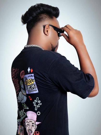 Showcasing my street style. My connection to hip-hop culture is authentic, and it influences everything from my fashion to my music selection.