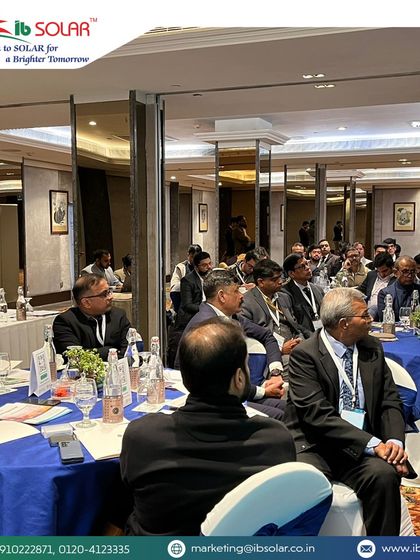 Attendees at the 'Lighting the Way: Solar Solutions for a Self-Reliant Bharat' roundtable. We are proud to contribute to these crucial conversations as we work towards a sustainable and energy-independent future.