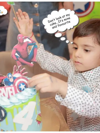 Every little hero wants to protect their birthday cake! This Marvel-themed cake is the perfect centerpiece for a super-powered celebration.