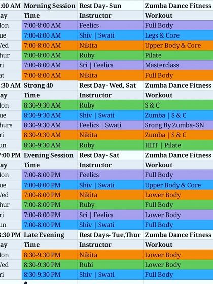 Groovers Academy - Online Fitness & Nutrition Challenges Class Schedules & Information photo 3