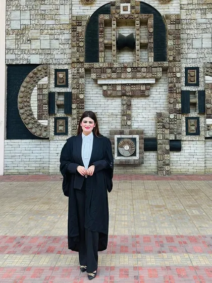 This is me at the Delhi High Court. Being here isn't just a job; it's a passion for justice and a commitment I made to my profession. It's a privilege to navigate these halls and advocate for what is right.