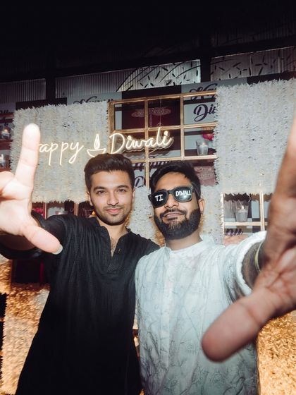 Another shot from a Diwali party. These events are all about creating a special, customized experience for you and your guests.