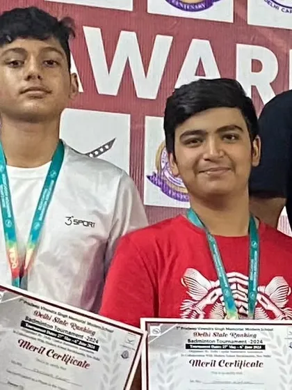 Congratulations to Saksham Rawat and Chinmay Agarwal for their performance in the U-17 Boys' Doubles. Teamwork and coordination are key skills we develop for doubles play.