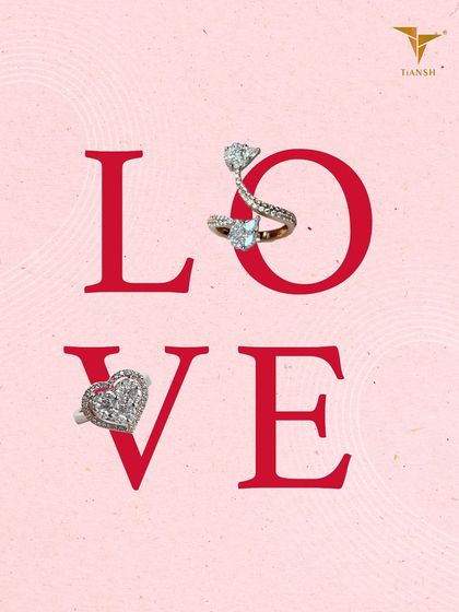 For a love that is anything but ordinary, let your jewellery be just as unforgettable. These unique diamond heart rings are perfect for Valentine's Day.