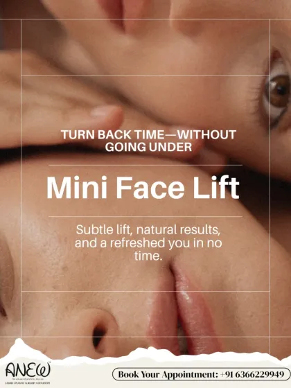 A Mini Face Lift offers a subtle, refreshed you without the need for invasive surgery. It is an ideal solution for those seeking natural-looking rejuvenation with minimal downtime.
