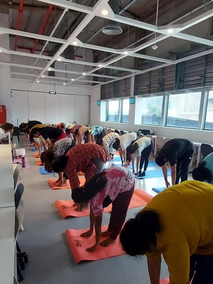 Ashrita - Corporate Wellness Programs Corporate Wellness in Action photo 47