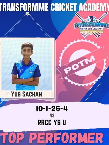 Transform Cricket Academy - Advanced Competitive Cricket Training The Record Breakers: Individual Player Achievements photo 14