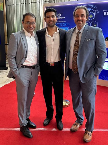 With my colleagues at the Economic Times awards. The camaraderie and shared passion for our specialty make these events particularly meaningful.