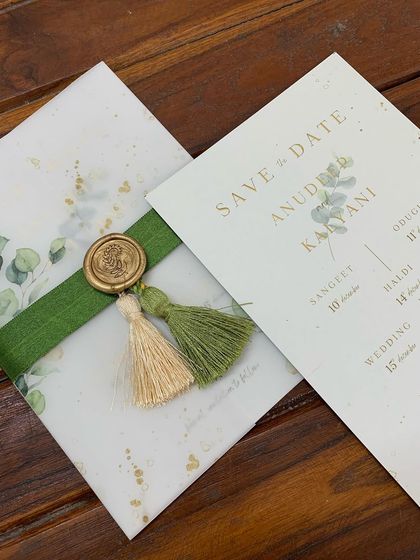 Ivory Tales - Bespoke Invitation Design Elegant Card & Vellum Invitations photo 4