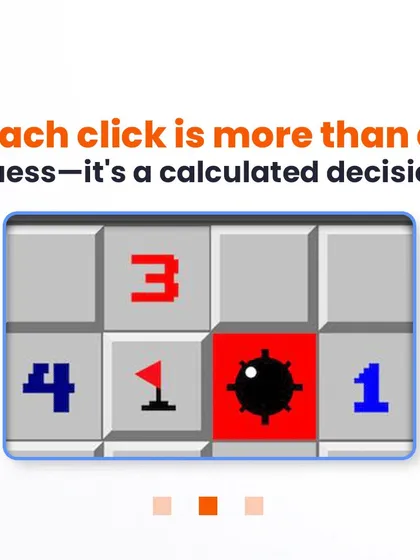 Each click in Minesweeper is more than just a guess. It's a calculated decision based on the information you have, a perfect exercise for your logic skills.