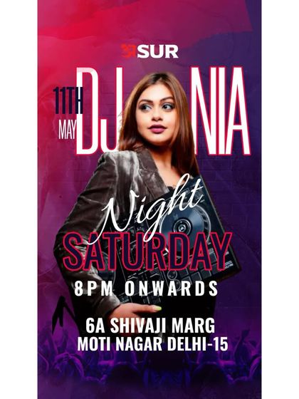 My official event poster for a Saturday night gig at Asur in Delhi. This design captures the modern, stylish vibe of my commercial and Bollywood music sets.