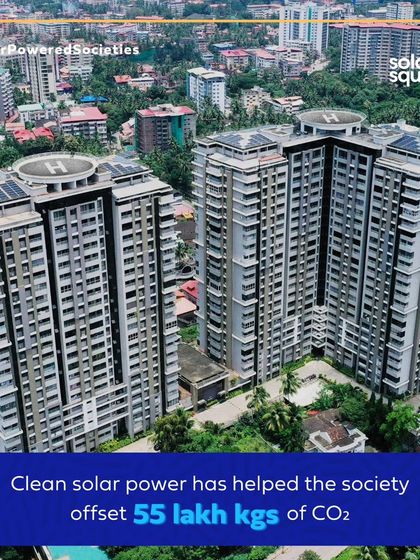 SolarSquare - Residential & Community Rooftop Solar Solutions Powering Communities: Housing Society Projects photo 4