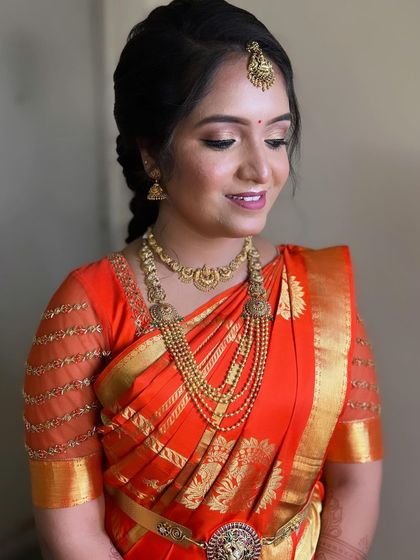Ramya Gowda - Bridal & Occasion Hairstyling Complete Bridal Styling (Hair & Saree) photo 5
