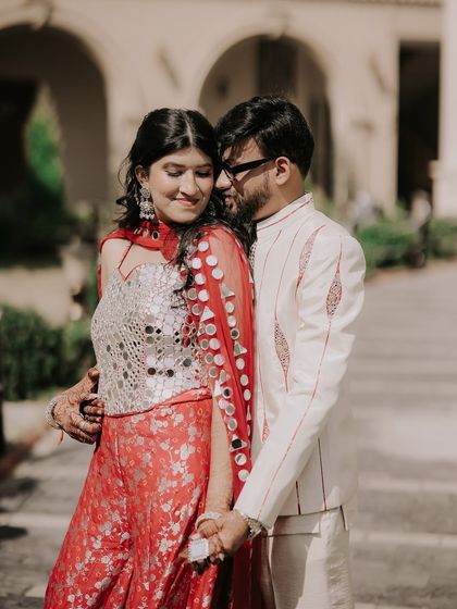 An intimate portrait capturing a soft, gentle moment. The groom whispers to his bride as they hold each other close, a perfect example of the quiet, emotional stories I love to tell.