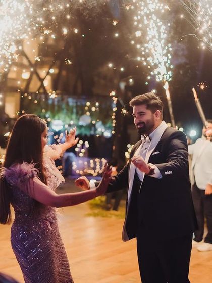 Flinters Management - Custom Wedding Design & Decor Glamorous Sangeet & Reception Nights photo 27