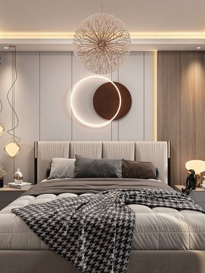 Houzlook - Full Home Interior Design & Turnkey Execution Serene & Stylish Bedrooms photo 44