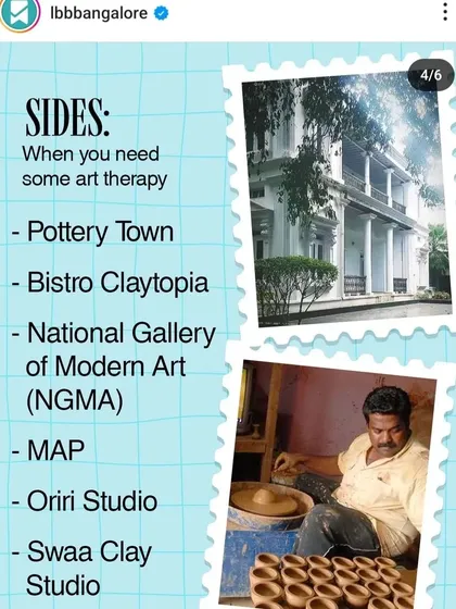 I was so surprised and happy to see my studio featured by LBB Bangalore. It's moments like these that affirm my passion for sharing the craft of pottery and creating a space for art therapy in our bustling city.