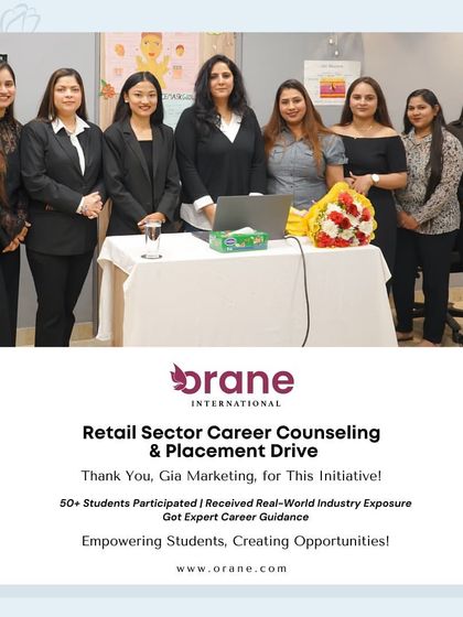 This image highlights a successful placement drive with Gia Marketing, where over 50 students gained real world industry exposure and expert career guidance. My goal is to create opportunities for every student.