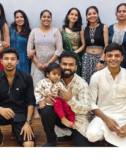 Our talented team after a performance at the Navratri Garba Celebration at our Gorai Branch. It's always a pleasure to showcase our skills and share the festive energy with the community.