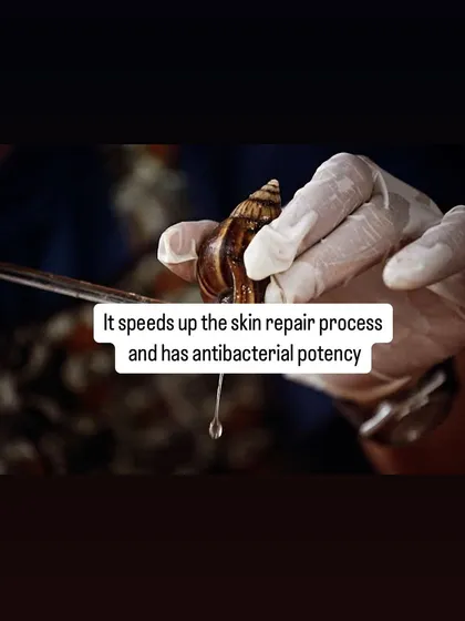 Snail mucin has gained popularity for its skin-repairing and antibacterial properties. It contains ingredients like hyaluronic acid and glycolic acid that can aid in wound healing and hydration.