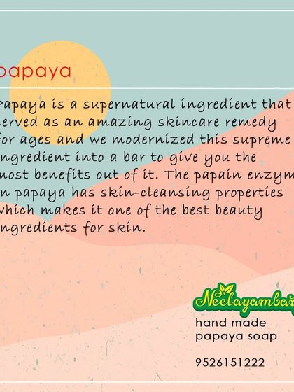Papaya has been a skincare remedy for ages. My handmade Papaya soap uses this amazing ingredient to give you the best skin-cleansing benefits.