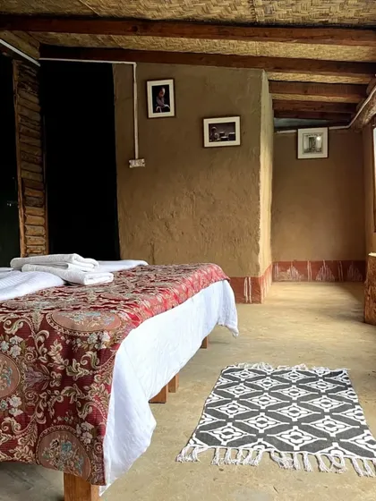 Another view of the simple yet comfortable rooms at our workshop base camp. We believe in authentic, grounded experiences.