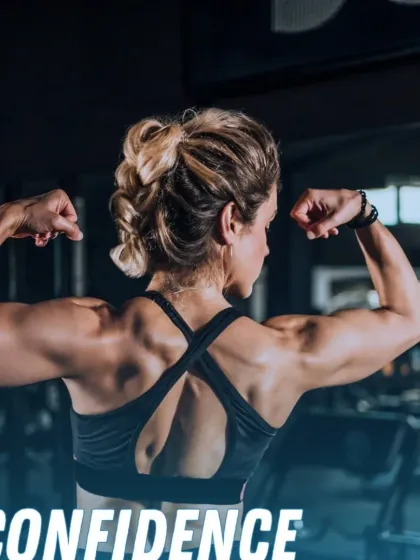 Fitness here is about more than the physical, it is about building confidence. This image of a member flexing showcases the self-assurance that comes from a consistent and effective training regimen.
