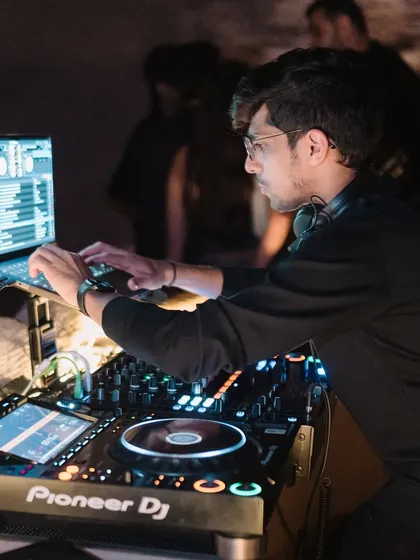 Focused on the decks at Bastian Mumbai. The unique venue requires a carefully curated set to match its sophisticated vibe.