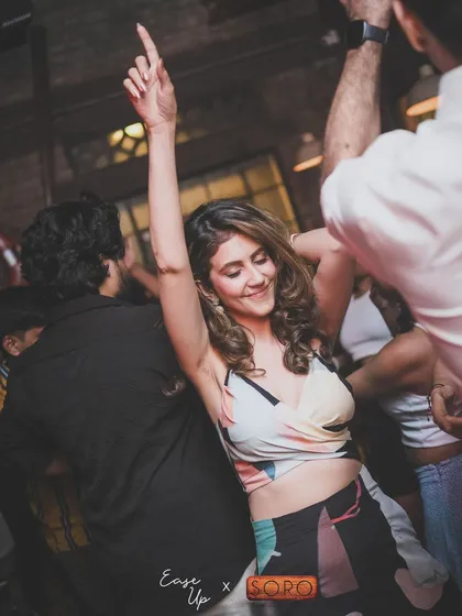 The dance floor at SORO was full of smiles and good energy.
