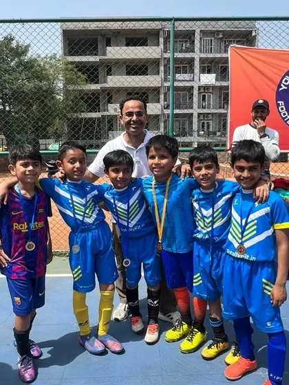 Our winning team at the first edition of the Youth Super Cup. A fantastic performance from these young athletes.