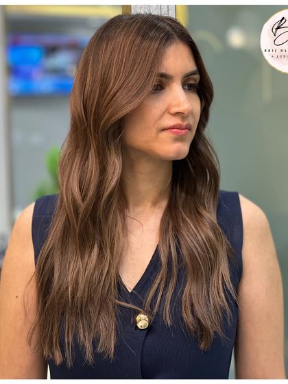 A front-facing view of the unstoppable statement color, looking chic and powerful.