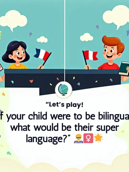 Let's play a game. If your child could learn a new language, which superpower would you choose for them, French or Spanish?