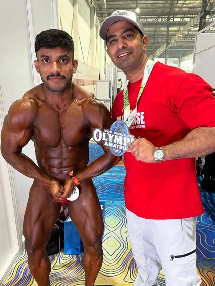 The first medal in the house at Amateur Olympia, won by Dilip Halder. Every victory, big or small, is a step towards the ultimate goal.