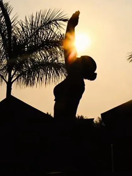 Greet the day with a sun salutation. Practicing yoga as the sun rises or sets over Nandi Hills is a truly magical experience that connects you with the rhythm of nature.