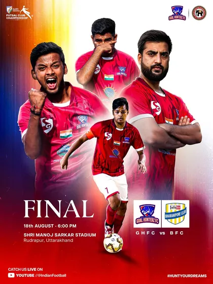 The final matchday poster. The calm before the storm as we prepared to face Bhawanipore FC for the ultimate prize.