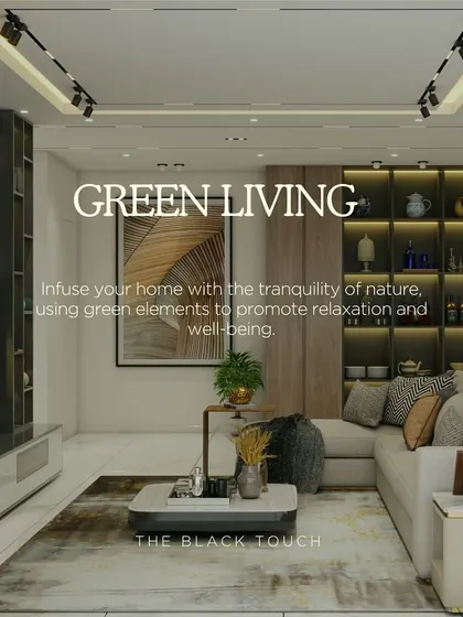 Green living is more than a trend; it's a lifestyle. Infusing your home with green elements promotes relaxation and well-being.
