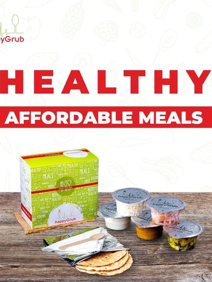 We offer healthy and affordable meals to fit your budget. This graphic shows our different meal plans, including the Mini and Executive options, with subscriptions available.