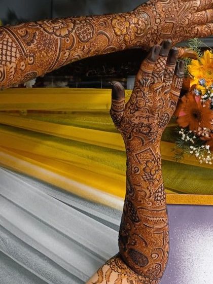 Mehendi Art by Nishat - Mehndi (Henna) Artistry Elaborate Bridal Henna photo 58