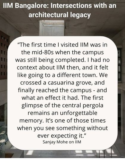 Mindspace - Educational & Institutional Architecture IIM Bangalore: A Legacy Continued photo 44