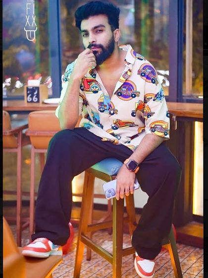 "Only I decide my vibe." A confident, posed shot that reflects my personal style and attitude.