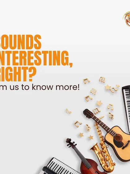 Sounds interesting, right? Our instrument rental program makes it easy and affordable to get started. Send us a message to learn more about the guitars, keyboards, violins, and drums we have available.