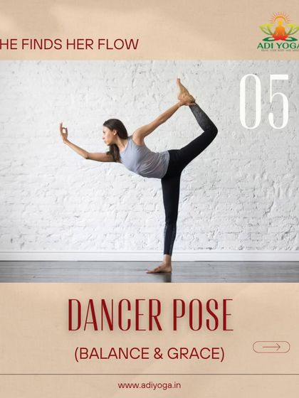 The Dancer Pose, or Natarajasana, is a beautiful expression of balance and grace. It is a powerful asana for women, building focus and leg strength while opening the heart.