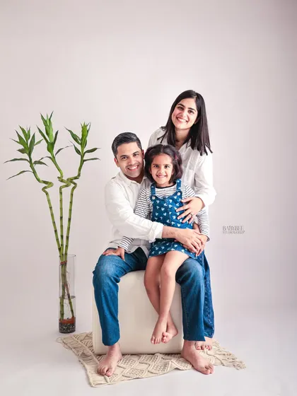 A timeless family portrait is a treasure. We focus on creating a relaxed atmosphere in our studio so we can capture the natural smiles and connections that define your family.