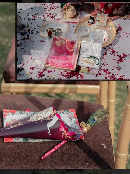 We take care of all the traditional details, including the beautifully arranged items for the wedding rituals.