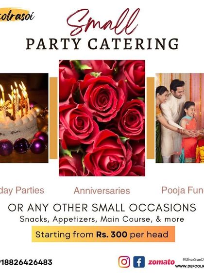 DefCol Rasoi - Catering for Small Events Small Party & Event Catering photo 3