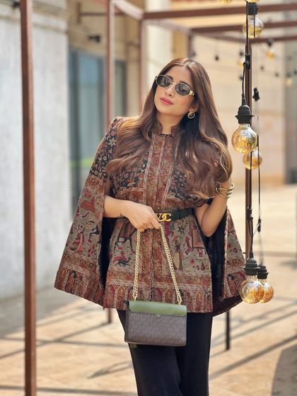 I have a deep appreciation for Indian craftsmanship. This beautiful cape jacket, which I found from a local artisan in Kashmir, is a piece I will treasure forever.