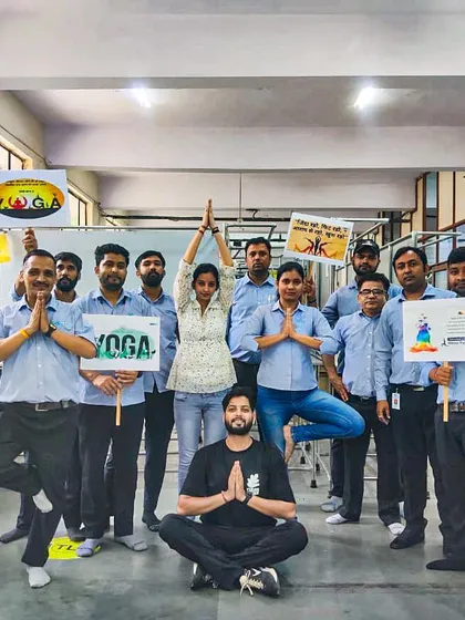 It was an honor to lead a corporate yoga session for the team at MINDA Corporation. I bring wellness programs directly to your office, helping employees de-stress, improve focus, and find balance during the workday.