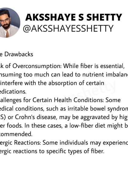 Fiber is essential for digestive health, weight control, and blood sugar regulation. I explain the benefits, recommended daily intake, and potential drawbacks of overconsumption for a balanced approach.