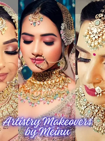 Ready to say "I do" with flawless beauty? This collage represents my passion for creating stunning bridal looks that enhance your natural beauty and reflect your personality.
