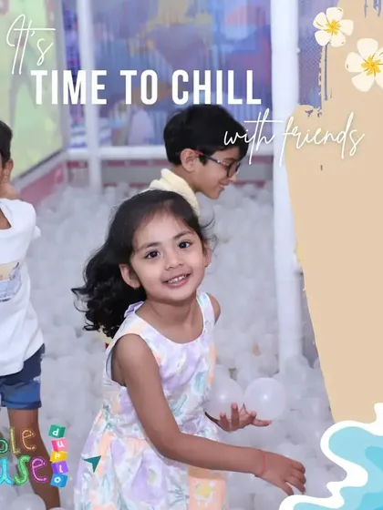 It's time to chill with friends. Our massive ball pit is a great way to have fun and beat the summer heat indoors.